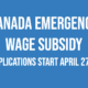 Apply for Canada Emergency Wage Subsidy starting April 27th | Calculate your subsidy - Laptop Repair World