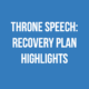 Throne Speech: Recovery Plan Highlights - Earth